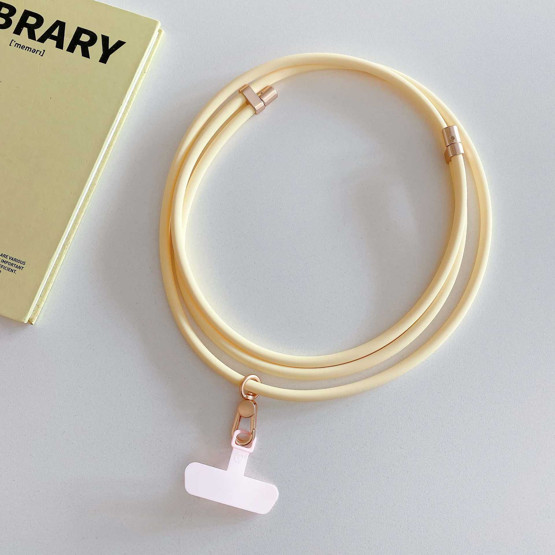 Verdadero silicona líquida universal moda al aire libre cuello de cuello de cuello anti-perdida ajustable para teléfono móvil universal cuello conveniente