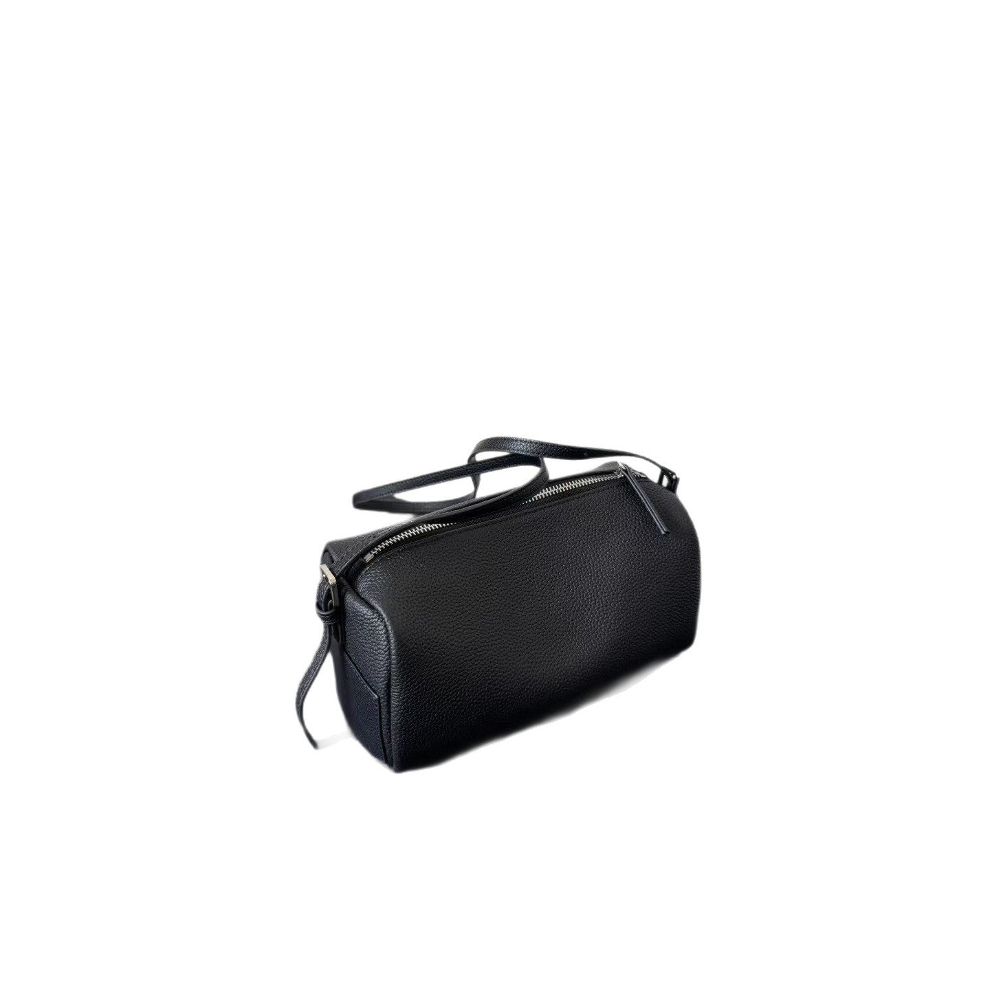 The Ro* Top Grain Cowhide Pencil Case Bag, Niche Design Handheld Pencil Pouch, Simple Versatile Shoulder Crossbody Bag For Women - Thumbnail 5