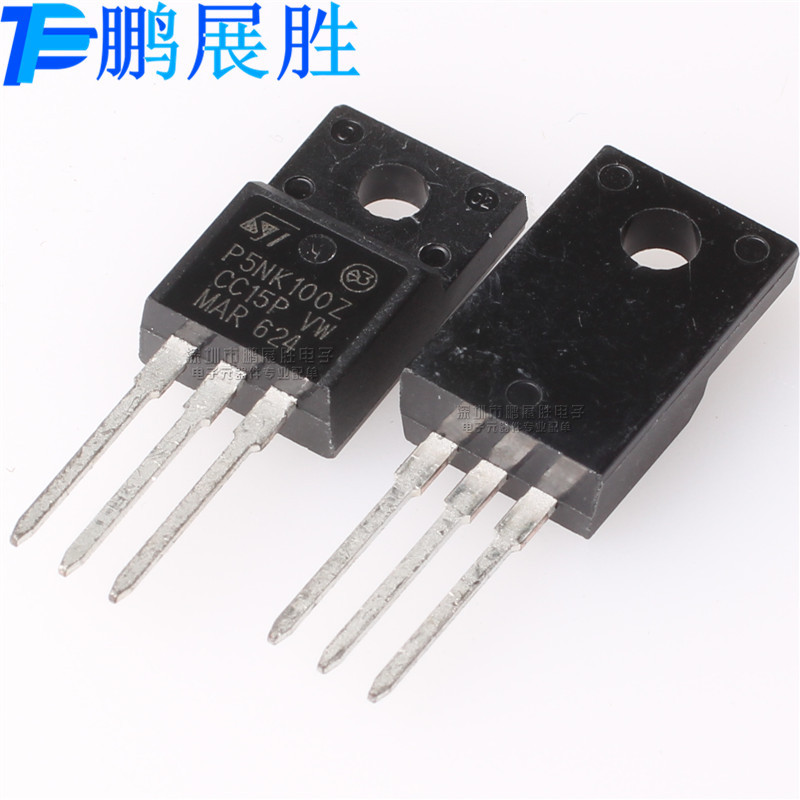 STP5NK100Z P5NK100Z 全新原装 N沟道 耐压1kV 电流3.5A 场效应管