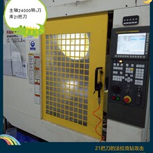 小黄机fanuc钻攻机21把刀主轴24000转31i的系统高紧密度加工中心