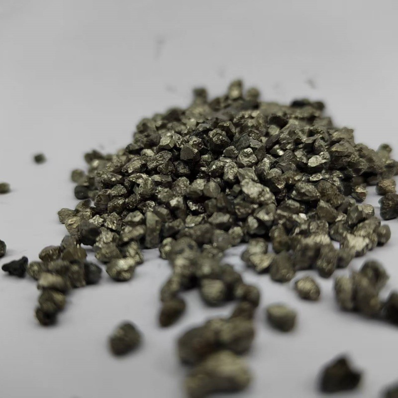 厂家供应高硬度矽铁合金砂 耐磨骨料多种规格高纯度地面骨料