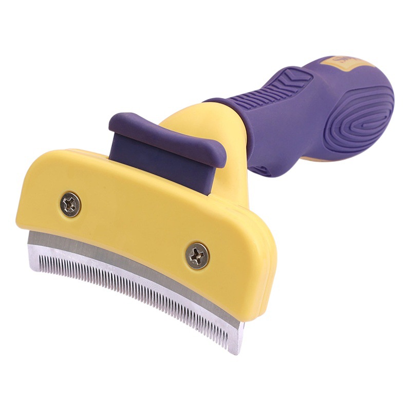 Peine para mascotas Peine para gatos Peine para perros y gatos para adelgazar y eliminar el pelo flotante Cuchillo para mascotas Peine para depir Peine para perros Peine para gatos