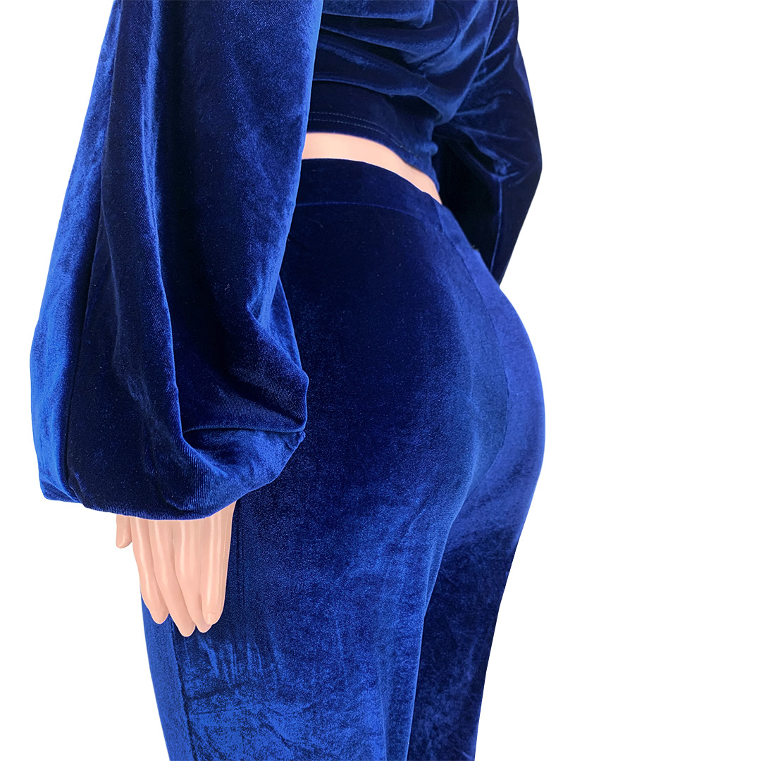 Completo pantalone donna per discoteca monospalla maniche a lanterna_voghion.com