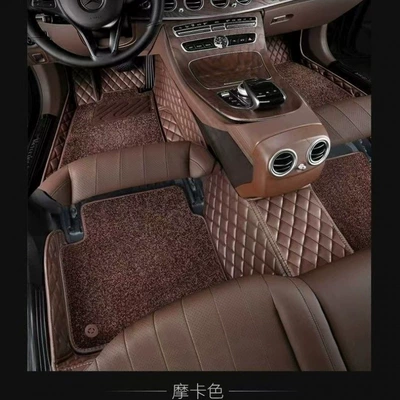 Ayaqaltılar (Kovriklər) Custom-fit car floor mats - upgraded-model-please-note-the-model-year-when-placing-an-order-huiqi-coffee-brown-5-seater-coffee-brown-carpet-silk-mega-discount-sale