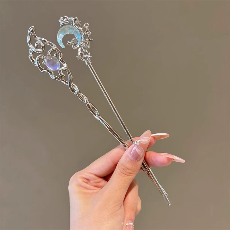 Nuevo estilo chino chino Xiangyun pinzas de cabello para mujeres pinzas de cabello para niños simple ropa moderna diaria pinzas de cabello pinzas de cabello