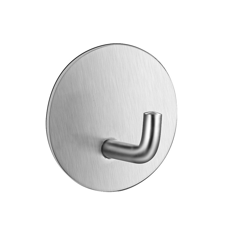 Cross-border stainless steel hook strong adhesive kitchen wall load-bearing punch-free wall hook clothes hook traceless nail