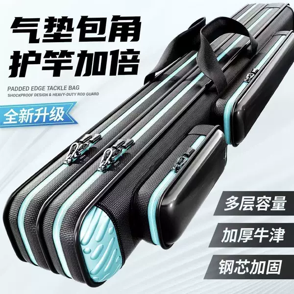Extra Thick Fishing Gear Storage Bag, Portable Fishing Rod Bag, Double-Shoulder Fishing Bag, Special Bag for Fishing Rods, Large Capacity Sea Rod Bag