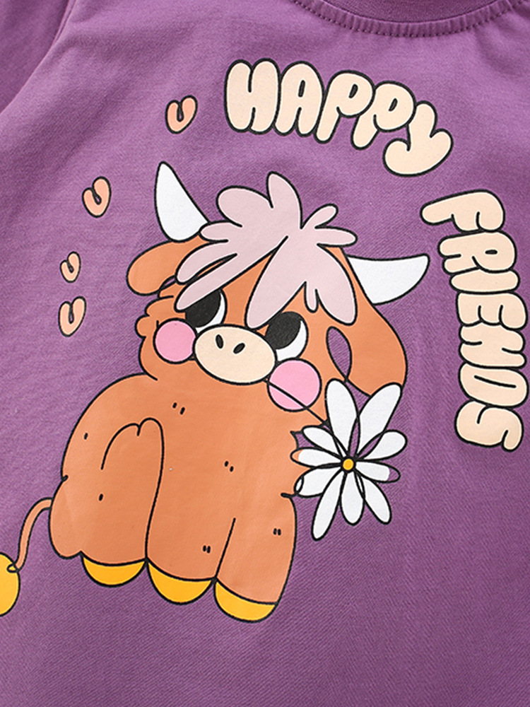 Transfronterizo malwee niño camiseta otoño invierno nuevo estilo europeo y americano niño de cuello redondo camiseta de manga larga impresión de otoño camiseta superior