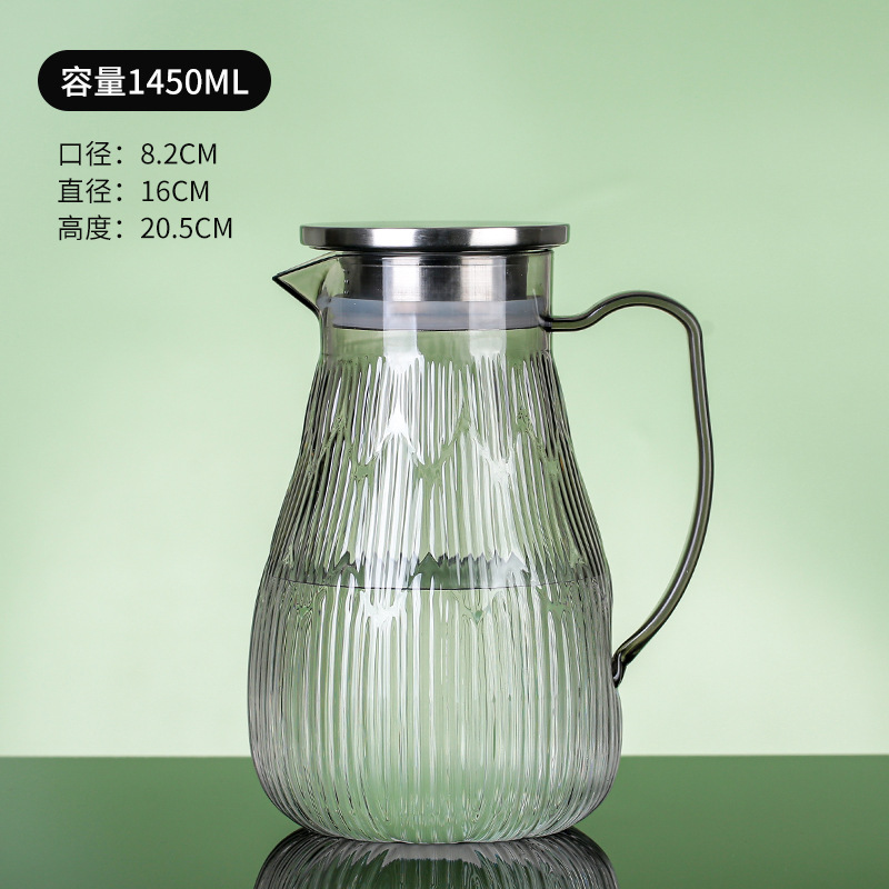 Pot acrílico jar de jugo de plástico cerveza de restaurante jar de agua resistente a altas temperaturas jar de agua fría resistente a caídas tetera de frutas