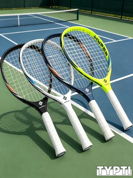 Typti Racket Silent Peak Tennis Racket Typti Full Carbon Typti Racket Outdoor Sports Women's Cross-Border
