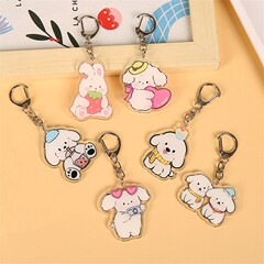かわいいスタイルのアクリルのキーホルダーの両面の中間層の卸売りのアニメの漫画の周辺のペンダントのかばんは贈り物を飾ります。