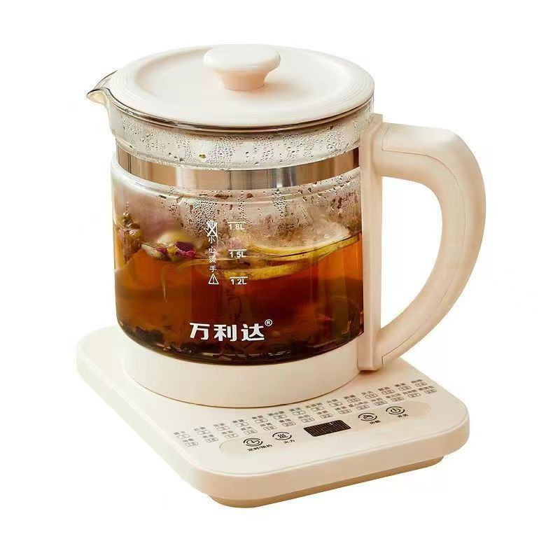 养生壶多功能电热水壶烧水花茶壶办公室煎药壶玻璃煮花茶外贸礼品|undefined