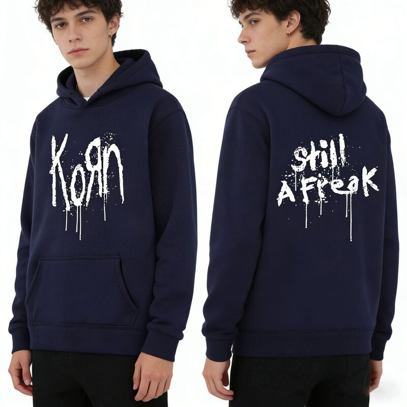 2024 New Unisex Hooded Sweatshirt Korn Band Collaboration Rock Band World Tour Concert 2D