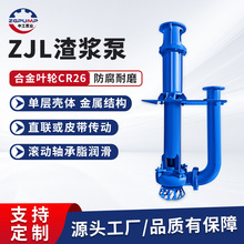 ZJL液下渣浆泵立式泥浆泵无堵塞灰渣泵长轴耐磨大流量污水泵