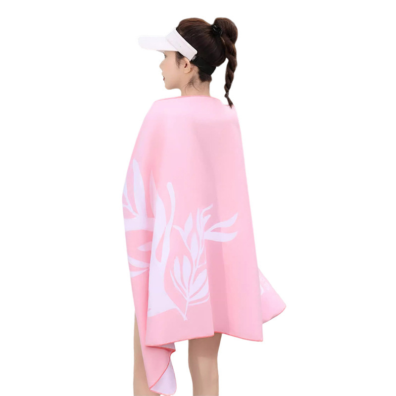 Swimming quick-drying bath towel female summer adult sports towel absorbent portable quick-drying beach towel seaside wearable wrap