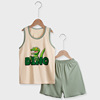 Summer children's vest for boys, cotton sports set sleevless, children's clothing, wholesale