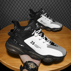 Autumn and winter foreign trade velvet sports shoes men's shoes versatile men's casual daddy shock-absorbing basketball running shoes wholesale