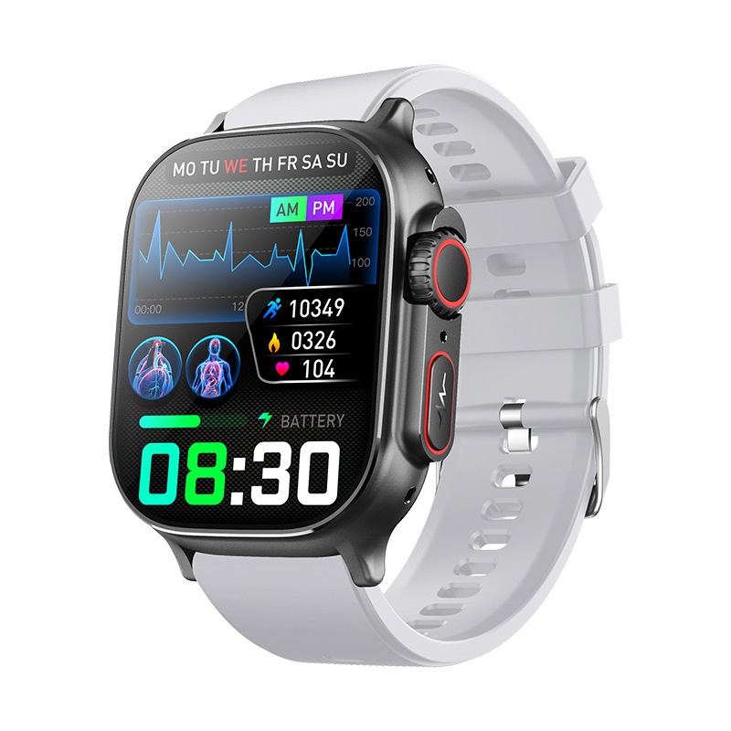 F500 医療グレード ECG スマートウォッチ 4G カードウォッチ血糖血中酸素心拍数睡眠モニタリングスポーツブレスレット|undefined