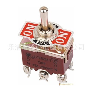 ShEngxin UnilatEral SElf-rEsEt TogglE Switch E-TEN223-3 RockEr Switch 3-spEEd 6-pin TogglE Switch