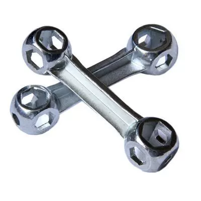 Portable bicycle mountain bike repair tool multi-purpose multi-size hexagon bone wrench repair tool