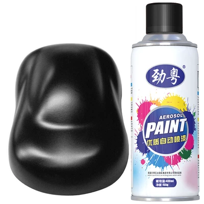 Avtomobil boyası: Spray Paint Coating Paint Car - jin-yue-4-matte-black-400ml-net-weight-155g