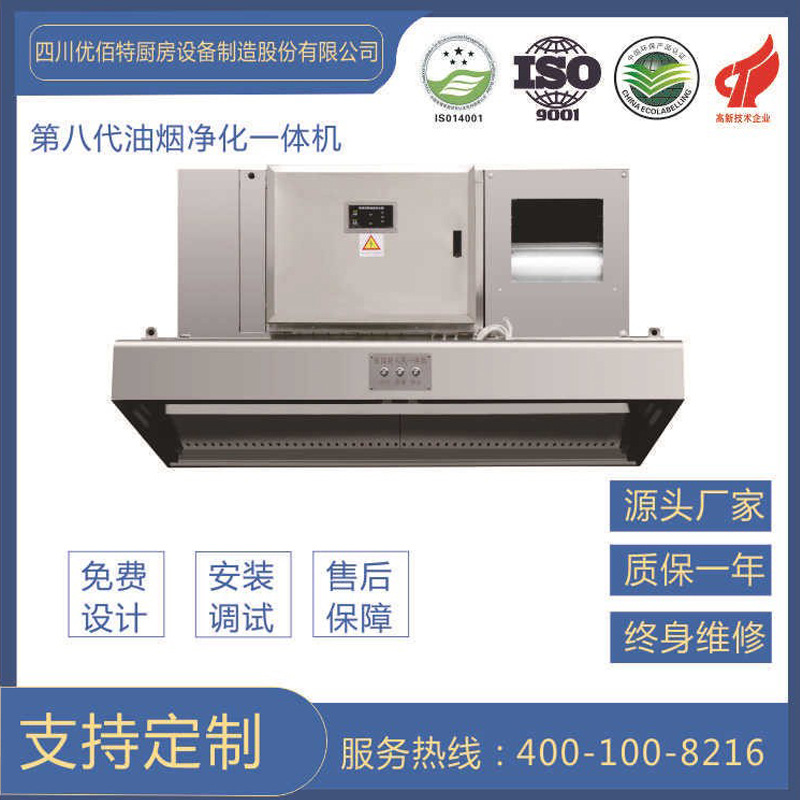 第八代油烟净化一体机  饭店酒店油烟净化一体机 油烟净化设备