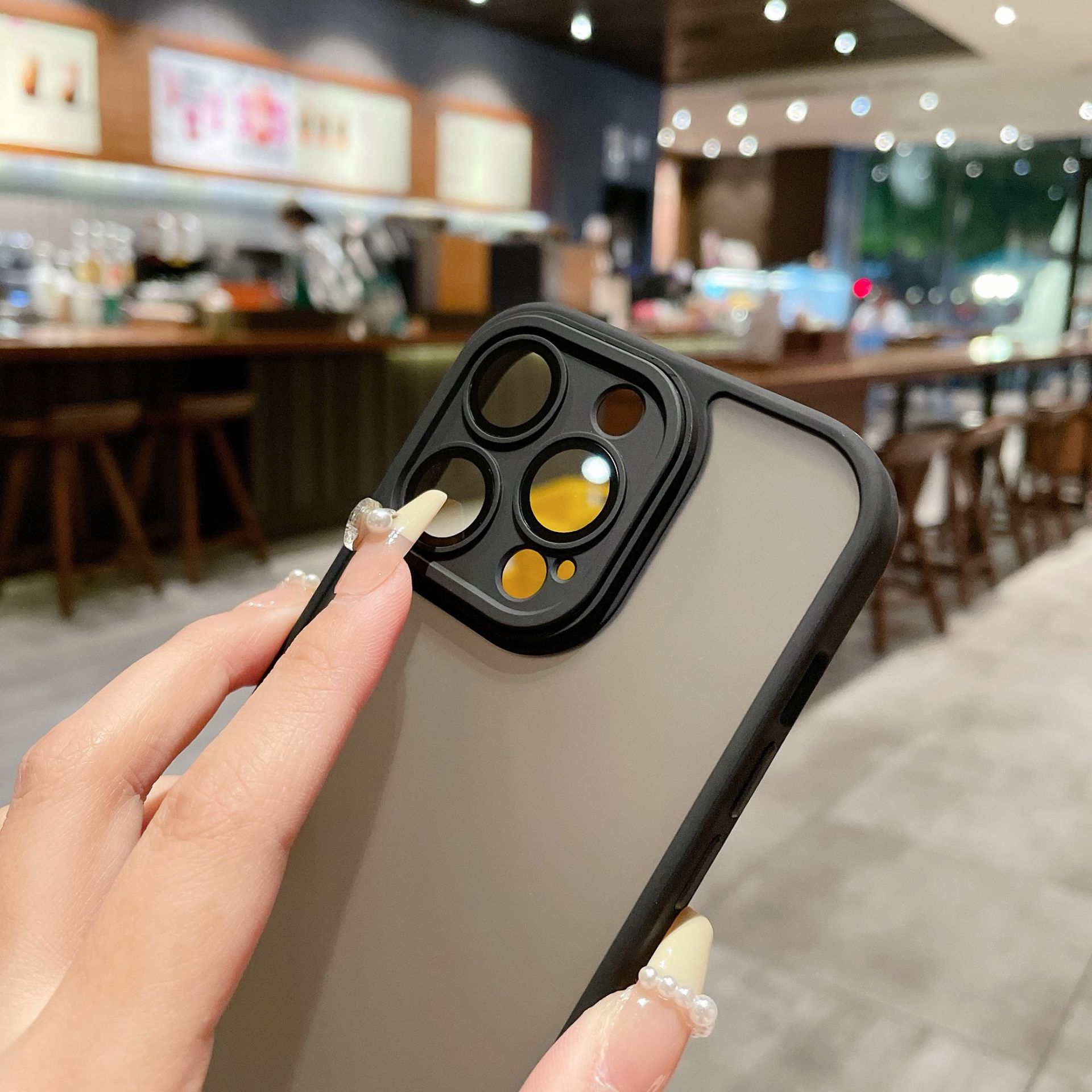 Matte Phone Case For Iphone 15 And 14 With Metal Lens Protection_voghion.com