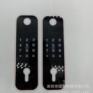 Customized Button Touch Door Lock Acrylic Pc Panel Lens