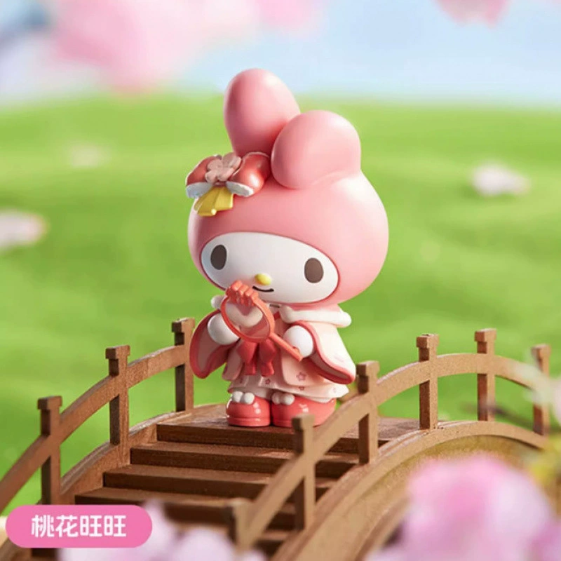 Десктопные слепые фигурки Sanrio New Rhyme Flower Appreciation Series, коллекция 2–6 шт.