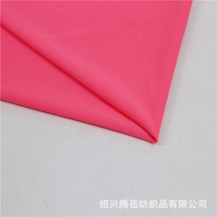 涤纶有光莱卡泳衣面料 涤氨经编泳装面料 针织四面弹力布料