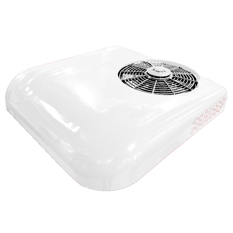 无 Parking Air Conditioner Truck 12v24v Electric Top-Mounted Integrated Unit Skylight Refrigeration 12v Variable Frequency Heavy Truck Air Conditioner Conversion (Automotive air conditioning) - white