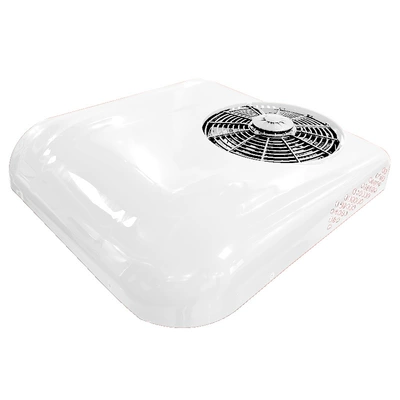 Parking air conditioning truck 12v24v electric overhead integrated machine sunroof refrigeration 12v variable frequency heavy truck air conditioning modification (Automotive air conditioning) - white-white-12v