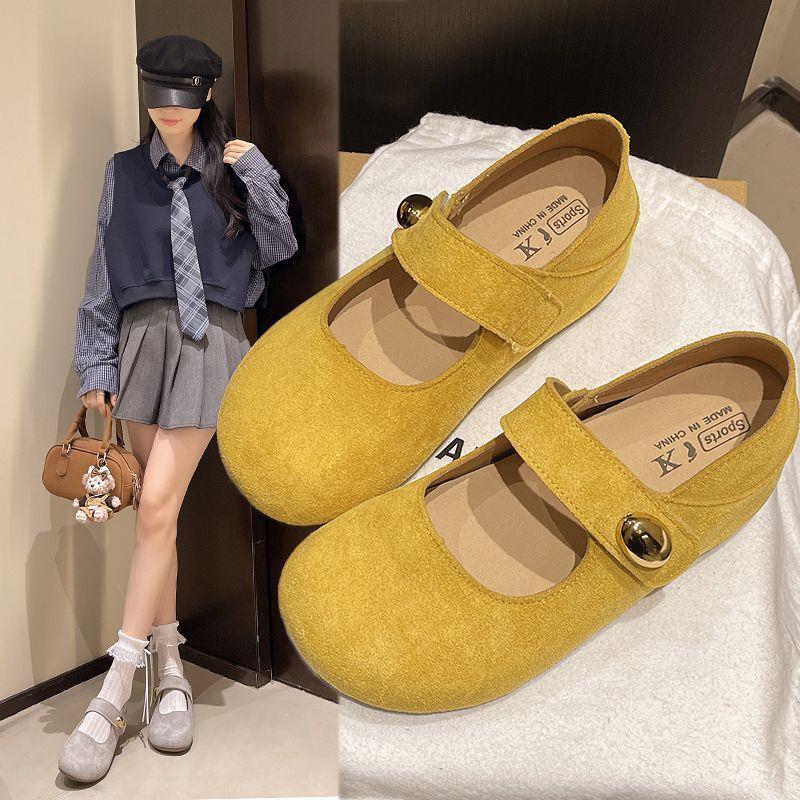 Hidden Heel Birkenstock Shoes with Full Coverage and Thick Soles, 2026 Spring/Summer New Versatile Women's Shoes, Yellow Slip-On Casual Loafers Hidden Heel Birkenstock Shoes with Full Coverage and Thick Soles, 2026 Spring/Summer New Versatile Women's Shoes, Yellow Slip-On Casual Loafers