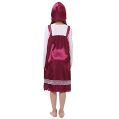 Cartoon Anime Character Masa Cross-border Halloween Little Red Riding Hood Dance Party Carnival Children's Stage Performance Costume