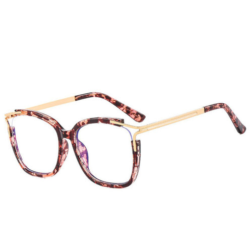 European and American new TR90 anti-blue light flat mirror square frame high-end plain glasses frame cross-border fashion glasses frame