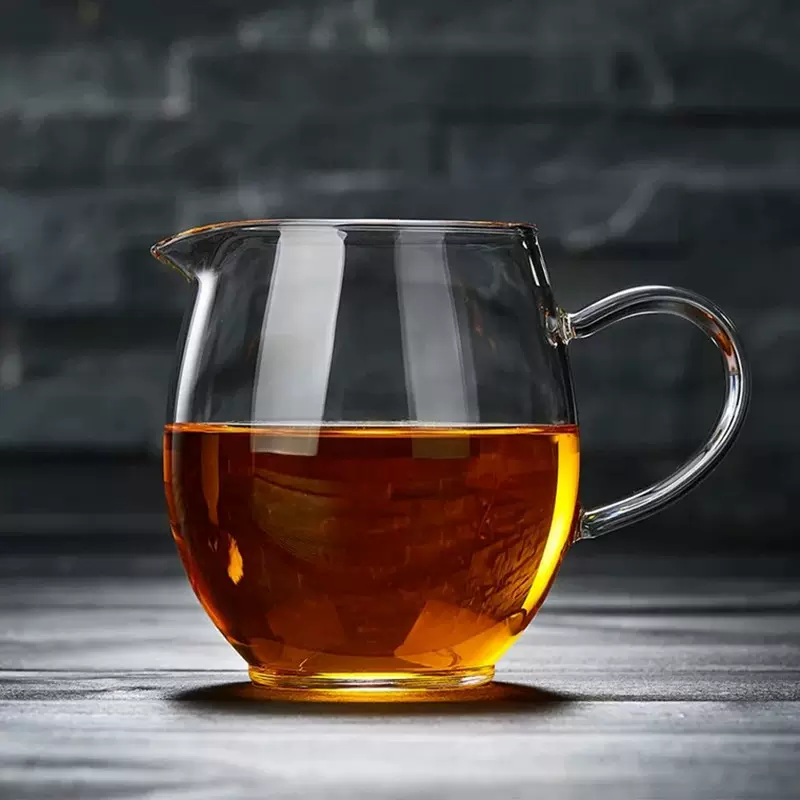 高硼硅玻璃公道杯 龙胆公杯 功夫茶具茶海分茶器 办公室玻璃匀杯