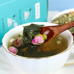 Dongguan Lotus Leaf Tea Bag with Dried Lotus Leaf, Oat, and Double Layer Rose Oil Cut Big Belly Tea Dongguan Lotus Leaf Tea