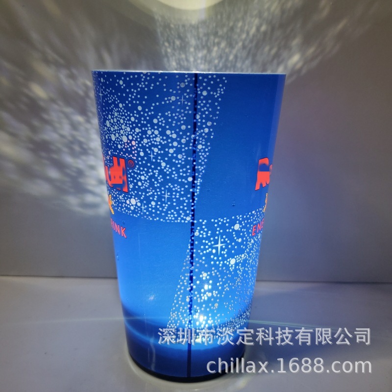 Taza luminosa LED de venta caliente transfronteriza de fábrica 12/14/16oz