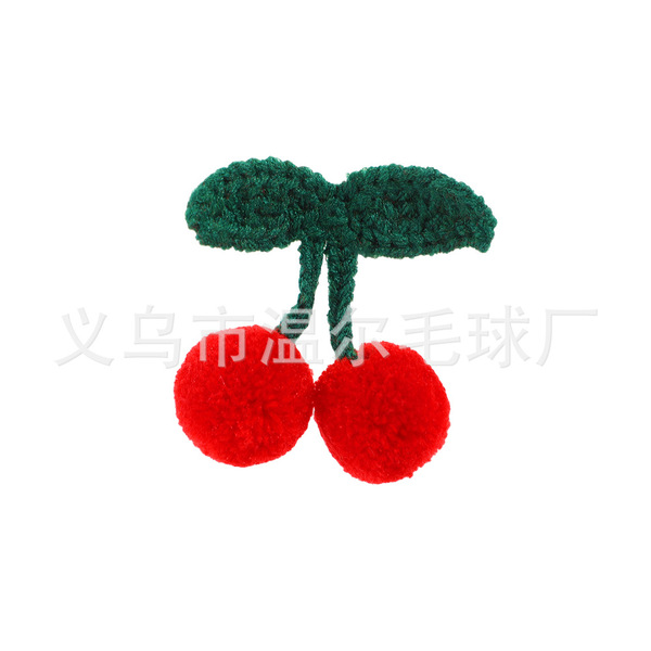 Knitted children's woven hair accessory handmade