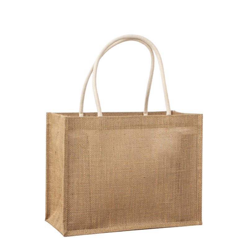 Bolsas de lino portátiles personalizadas pintadas diy bolsas de lino portátiles publicitarias festivas bolsas de regalo personalizadas