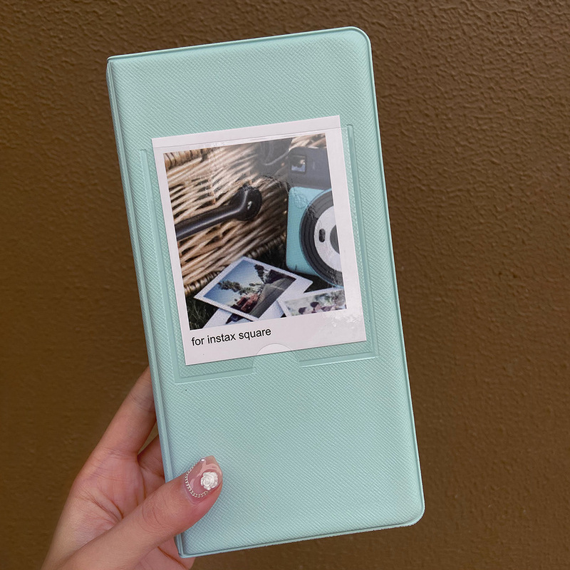 PALLOS SQ10 Photo Paper Album Korean version of Internet Red 64 into sq3/6 square photo collection small card storage album