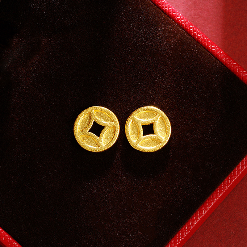La ley antigua heredó aleación de cobre de estilo chino moneda de bronce DIY personalidad accesorios de joyería monedas retro multifacé Yiwu al por mayor image 1