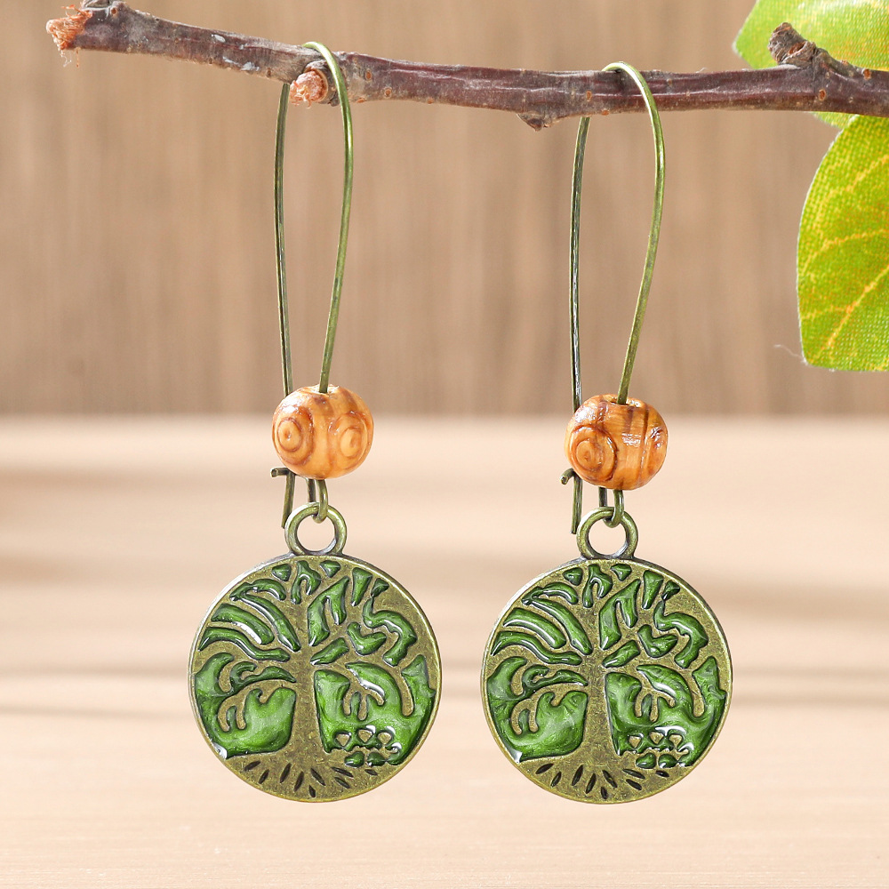 Moda personalizada retro pendientes en forma de gota transfronteriza Venta caliente pendientes largos gota europea y americana joyería creativa al por mayor image 14