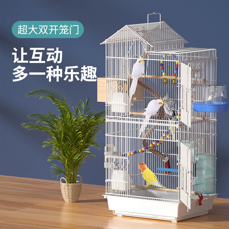 Специальная клетка для попугаев Пионы.Special Peony Eight Brother Tiger Living Bird Cage Large Family Luxury Villa Wholesale