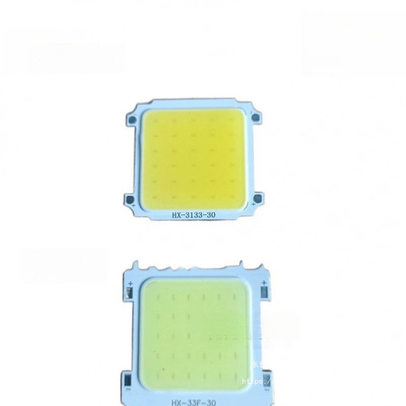 Белый/тёплый белый квадратный COB-светодиод, белый свет, плата лампы D 3.2V 30 светодиодов 33