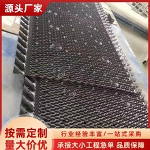 S波淋水填料圆形 冷却塔填料凉水塔填充料玻璃钢淋水片散热胶片