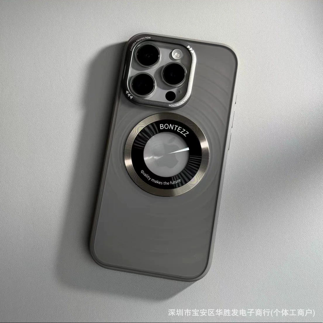 Чехол для Apple 16 Pro, с волнообразным узором, магнитный, полупрозрачный, с эффектом кожи, для iPhone 15, с металлической защитой объектива