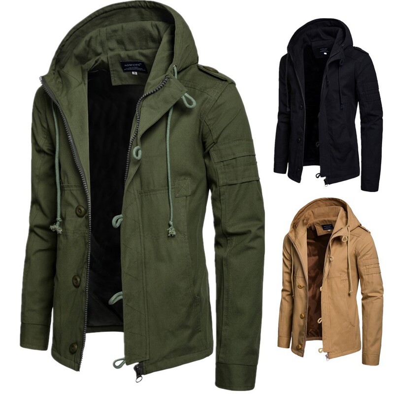 European size 2022 foreign trade autumn and winter new men's hooded jacket European and American fashion brand cardigan jacket windbreaker coat men's clothing European size 2022 foreign trade autumn and winter new men's hooded jacket European and American fashion brand cardigan jacket windbreaker coat men's clothing