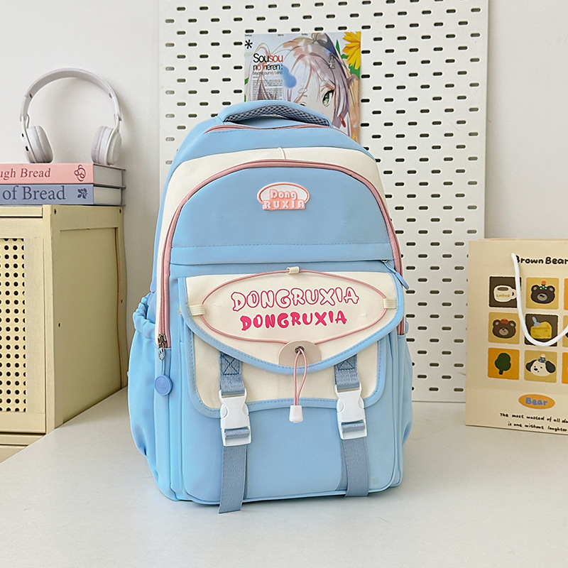 Comercio exterior mochila de alto valor para mujer al por mayor escuela secundaria, escuela secundaria, estudiante universitario, mochila de estilo universitario, mochila de viaje de gran capacidad