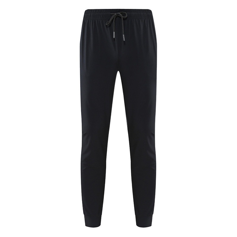 LULU deportes de secado rápido pantalones de verano de los hombres delgados casuales al aire libre pantalones elásticos de seda de hielo pantalones sueltos transpirables